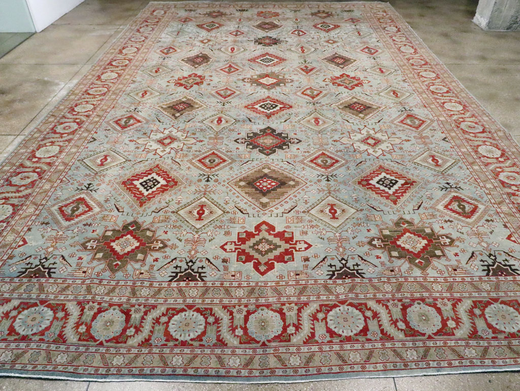 Antique Persian Tabriz Carpet, No.21584 - Gss