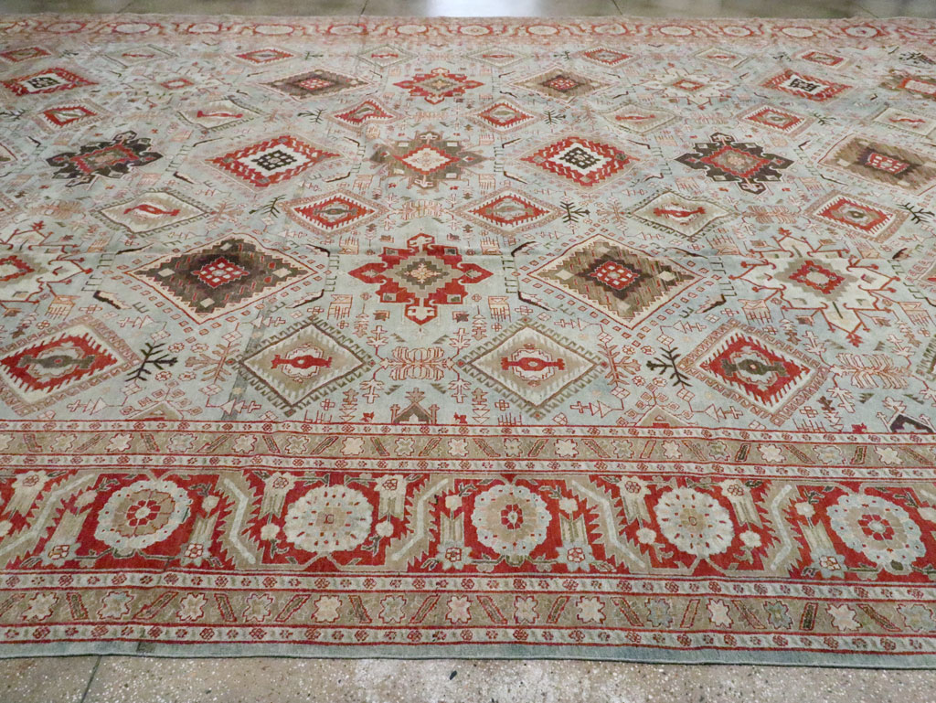 Antique Persian Tabriz Carpet, No.21584 - Gss