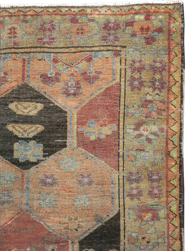 Antique Persian Kurdish Rug, No.21591 - Gss