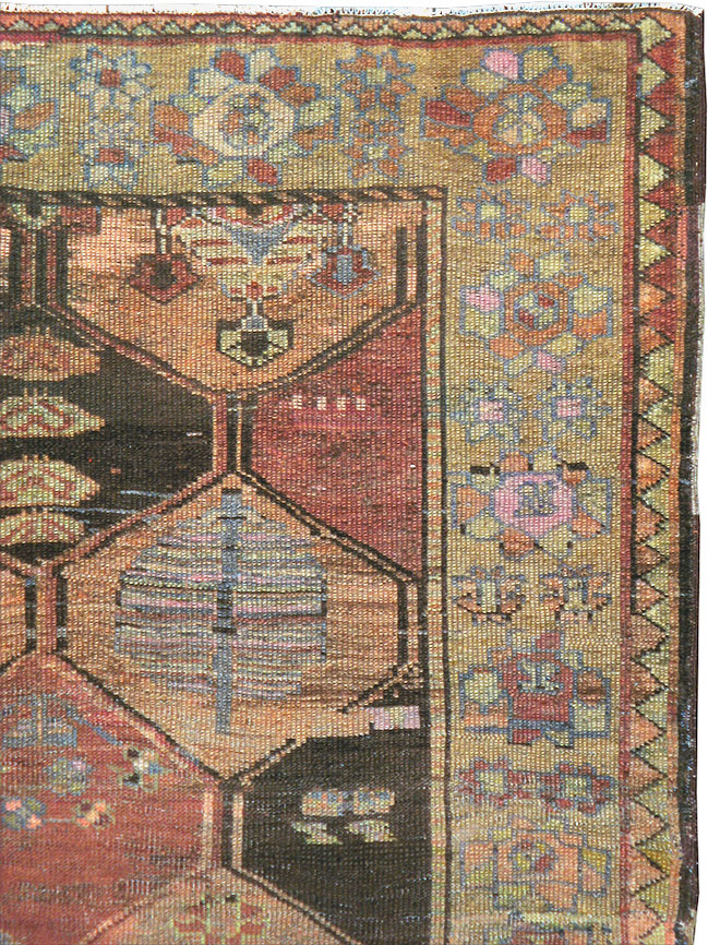 Antique Persian Kurdish Rug, No.21591 - Gss