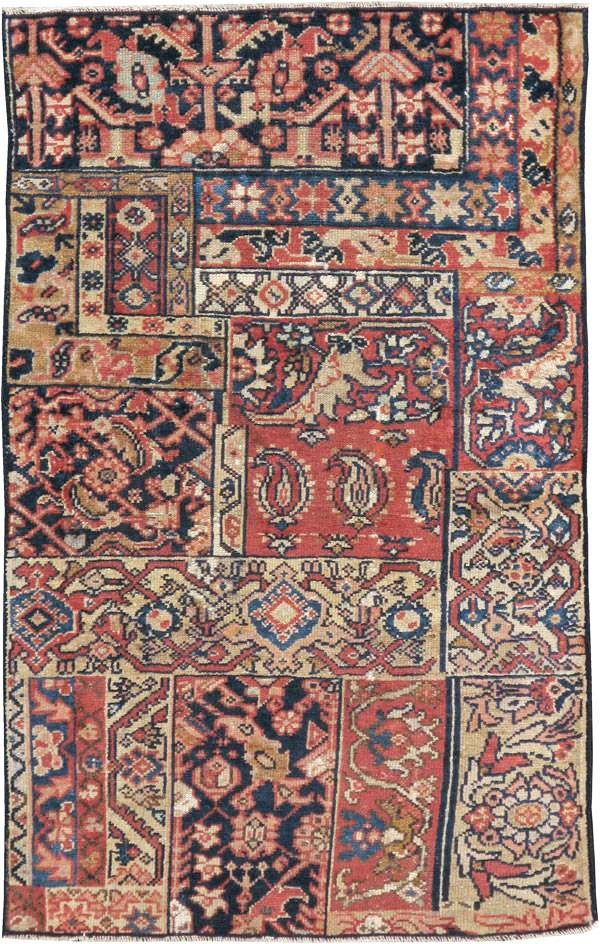 Antique Persian Malayer Sampler Rug, No.21596 - Gss