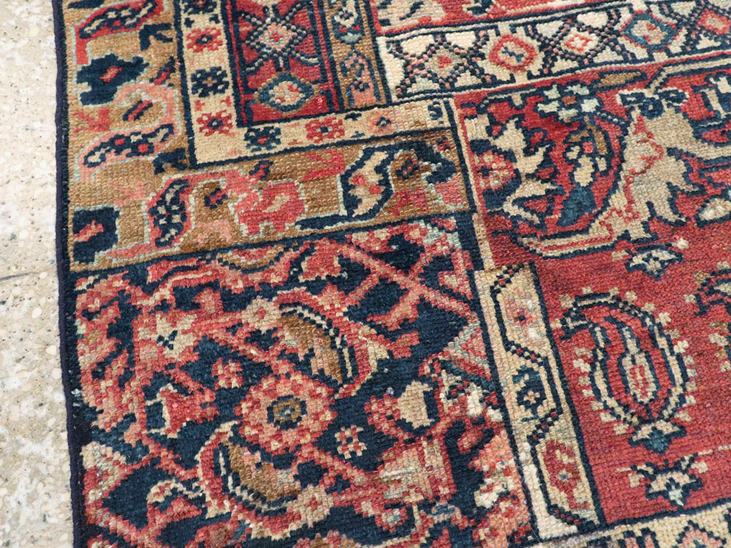 Antique Persian Malayer Sampler Rug, No.21596 - Gss