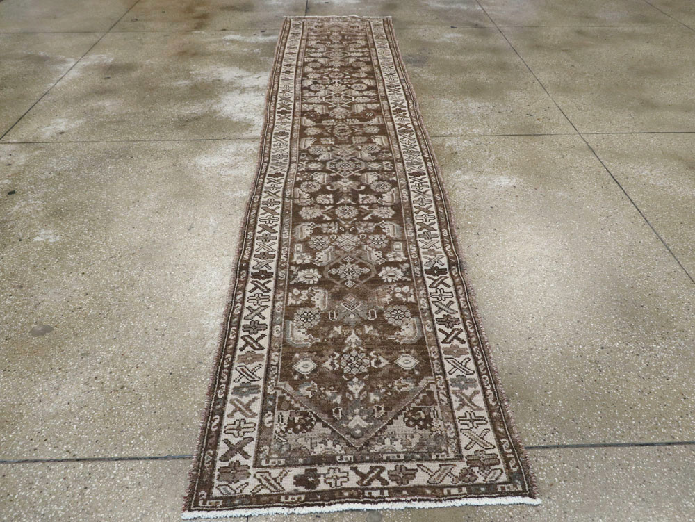Vintage Persian Malayer Runner, No.21601 - Gss
