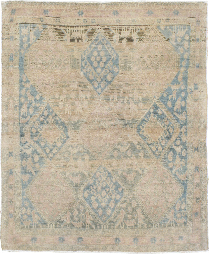 Vintage Afshar Square Rug, No.21620 - Gss