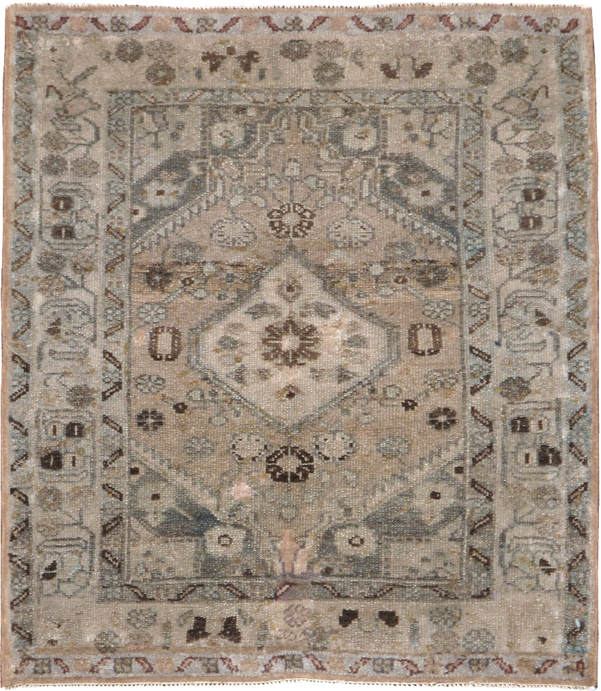 Vintage Persian Malayer Square Rug, No.21626 - Gss