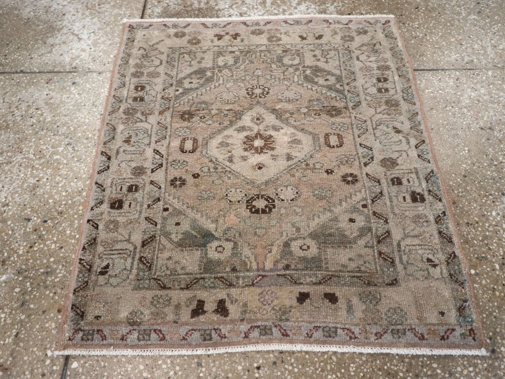 Vintage Persian Malayer Square Rug, No.21626 - Gss
