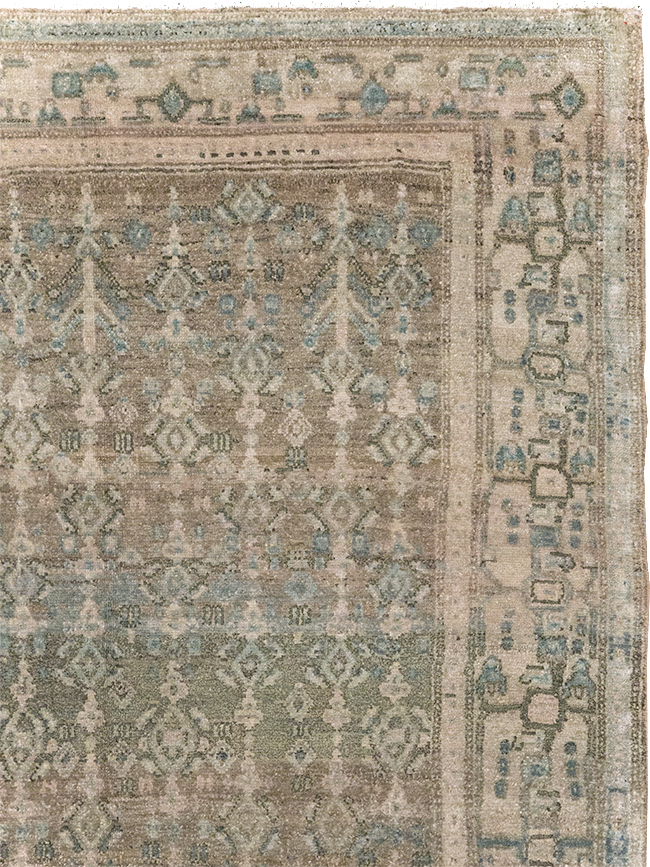 Vintage Senneh Malayer Runner, No.21630 - Gss