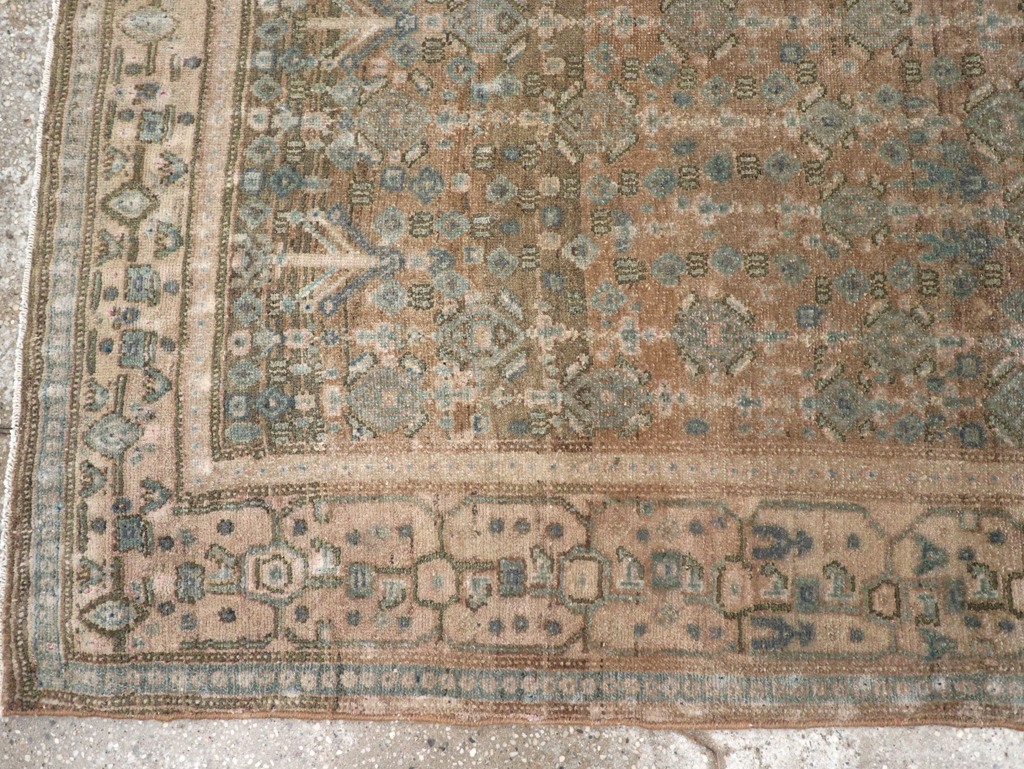 Vintage Senneh Malayer Runner, No.21630 - Gss