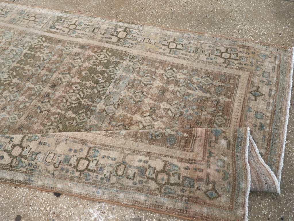 Vintage Senneh Malayer Runner, No.21630 - Gss