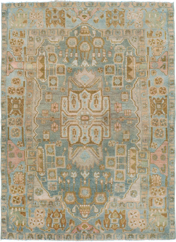Vintage Persian Malayer Rug, No.21636 - Gss