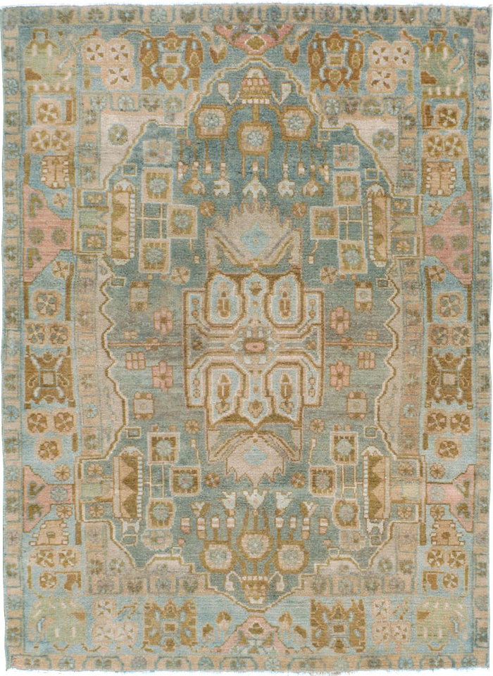 Vintage Persian Malayer Rug, No.21636 - Gss