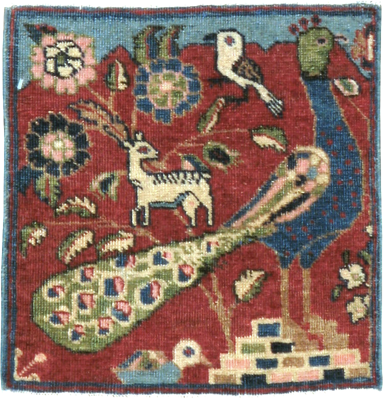 Vintage Persian Tabriz Pictorial Rug (Pair: 1 of 2), No.21643 - Gss