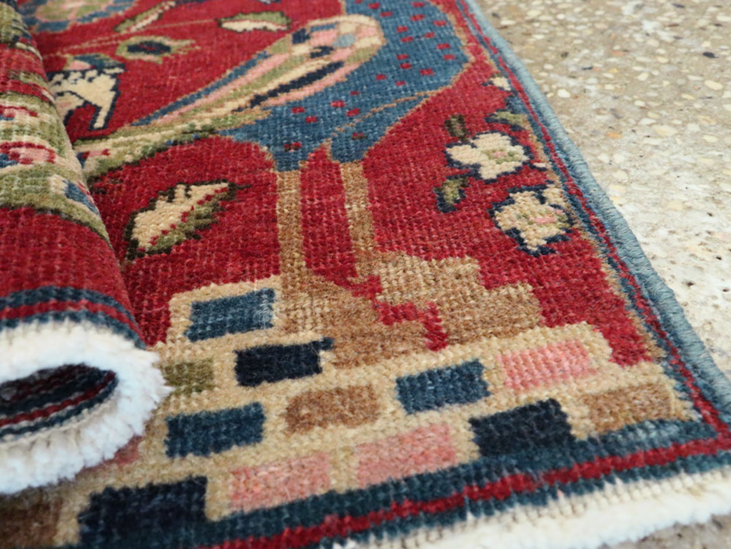 Vintage Persian Tabriz Pictorial Rug (Pair: 1 of 2), No.21643 - Gss