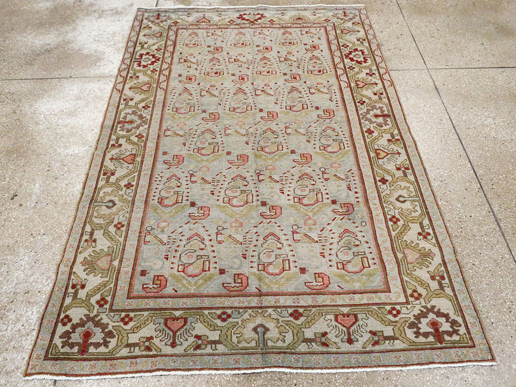 Vintage Persian Malayer Rug, No.21657 - Gss