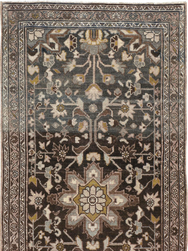 Vintage Persian Malayer Runner, No.21675 - Gss