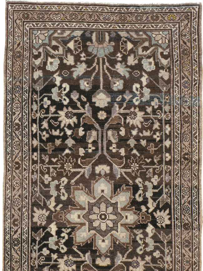 Vintage Persian Malayer Runner, No.21675 - Gss