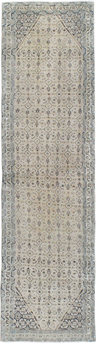 Vintage Persian Tabriz Runner, No.21676 - Gss