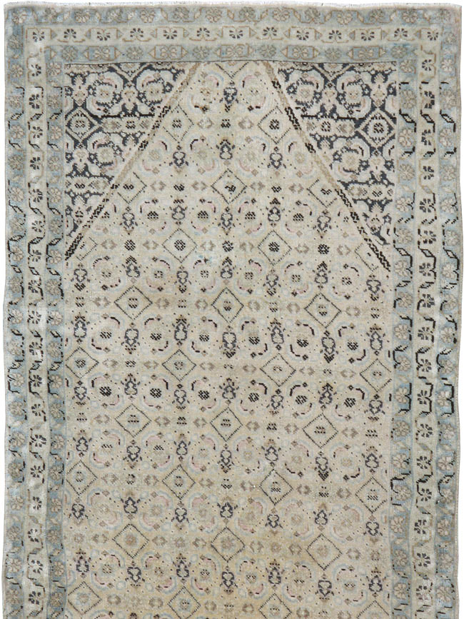 Vintage Persian Tabriz Runner, No.21676 - Gss