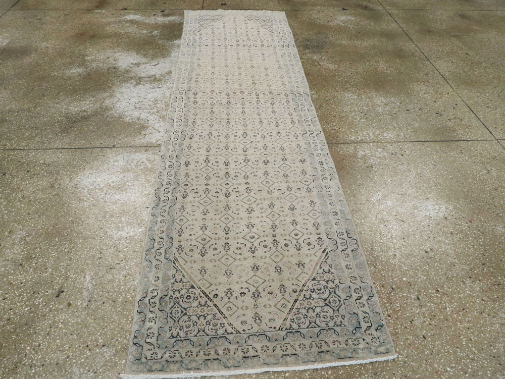 Vintage Persian Tabriz Runner, No.21676 - Gss