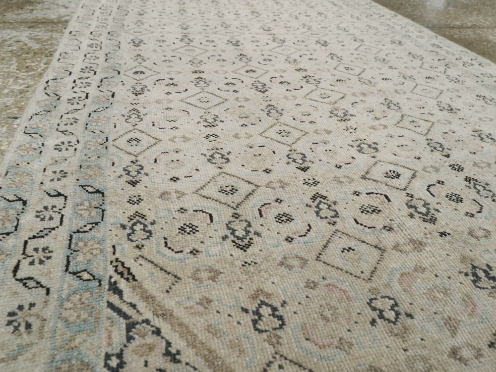 Vintage Persian Tabriz Runner, No.21676 - Gss