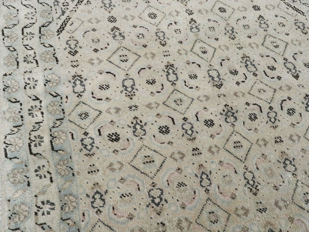 Vintage Persian Tabriz Runner, No.21676 - Gss