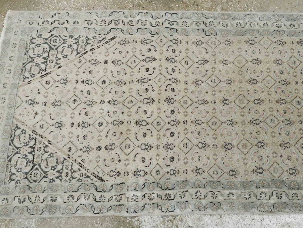 Vintage Persian Tabriz Runner, No.21676 - Gss