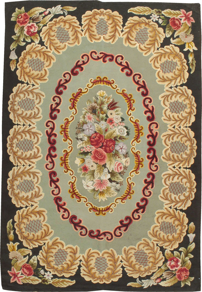 Antique American Hook Rug, No.21695 - Gss