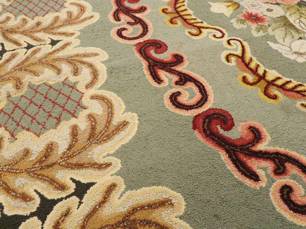 Antique American Hook Rug, No.21695 - Gss