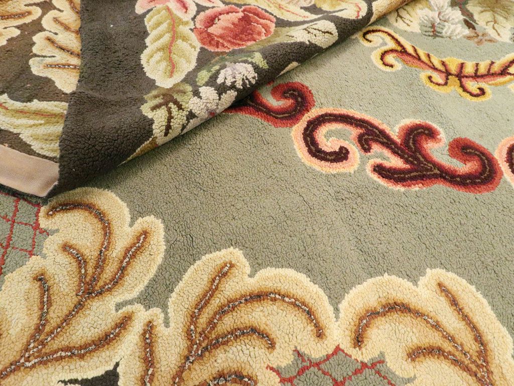Antique American Hook Rug, No.21695 - Gss