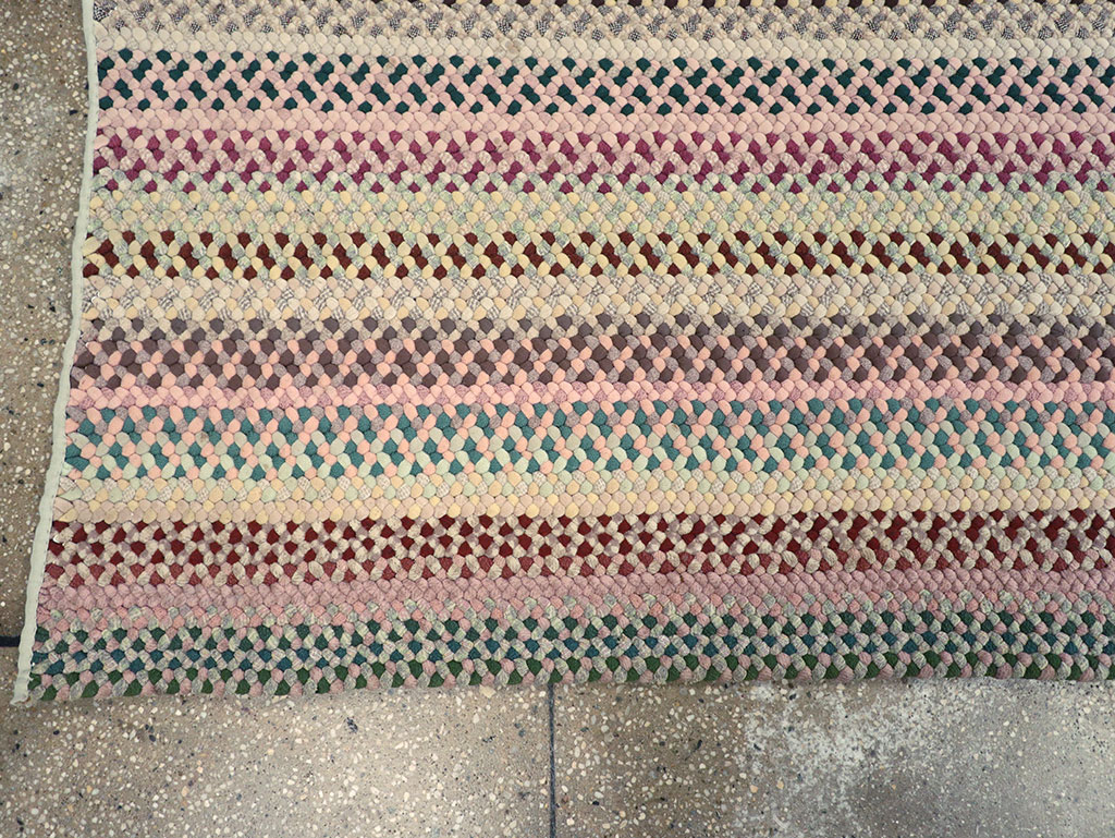 Vintage American Braided Runner, No.21697 - Gss