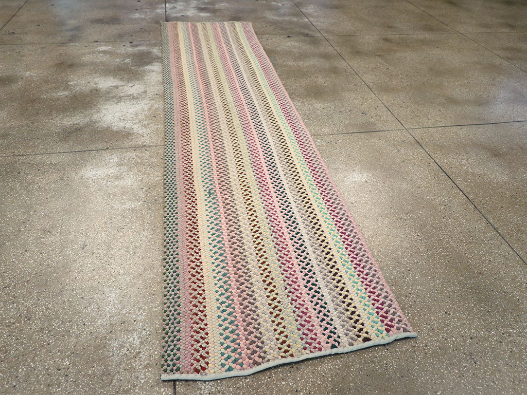 Vintage American Braided Runner, No.21697 - Gss
