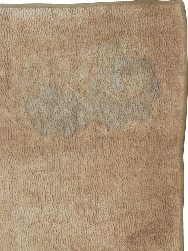 Vintage American Hooked Pictorial Accent Rug, No.21698 - Gss