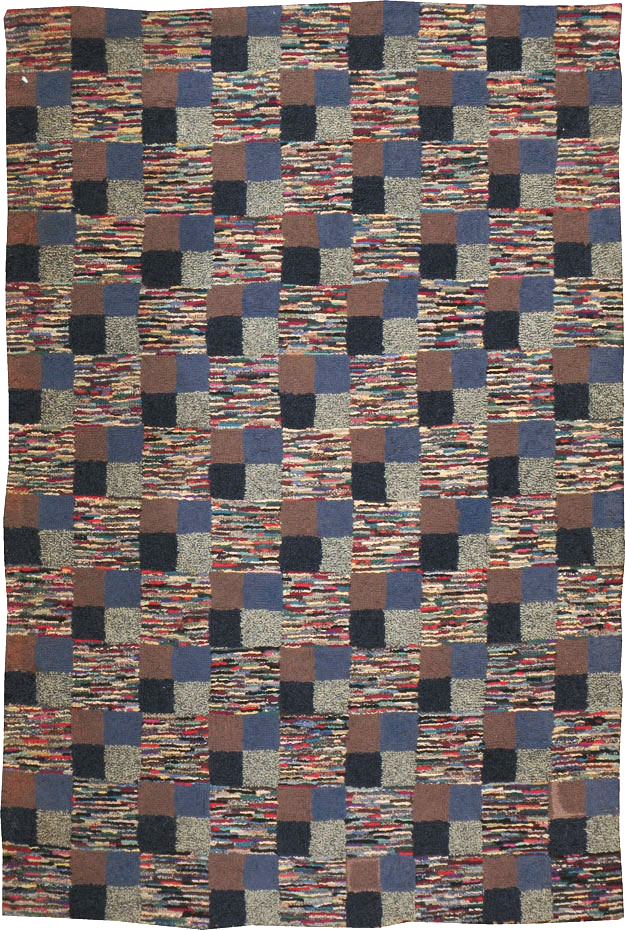Antique American Hook Rug, No.21709 - Gss