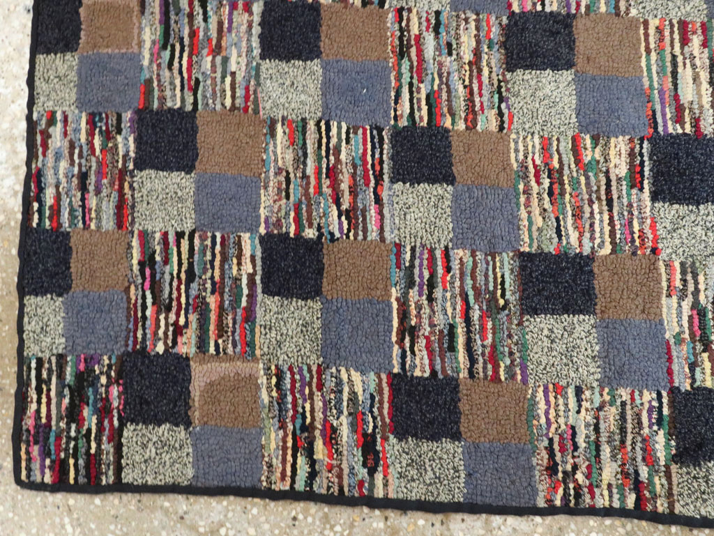 Antique American Hook Rug, No.21709 - Gss