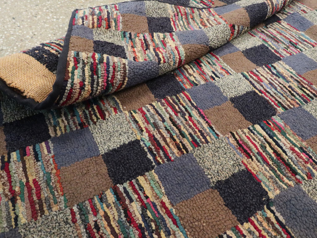 Antique American Hook Rug, No.21709 - Gss