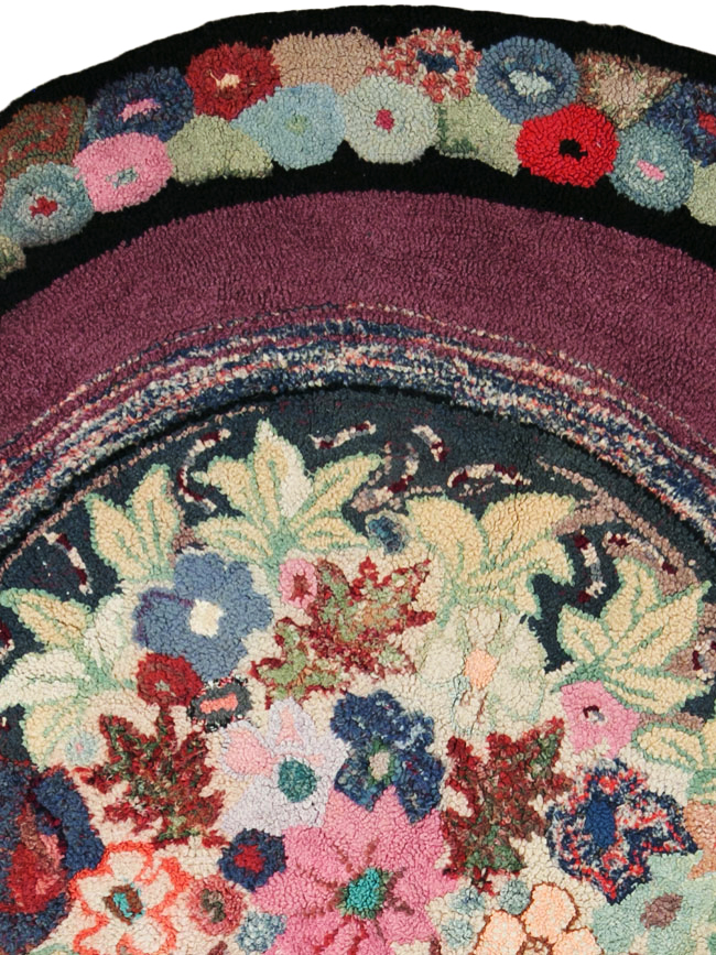 Antique American Hook Rug, No.21716 - Gss
