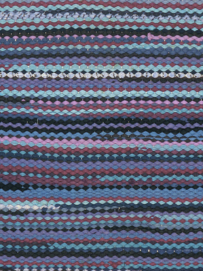 Vintage American Braid Rug, No.21717 - Gss