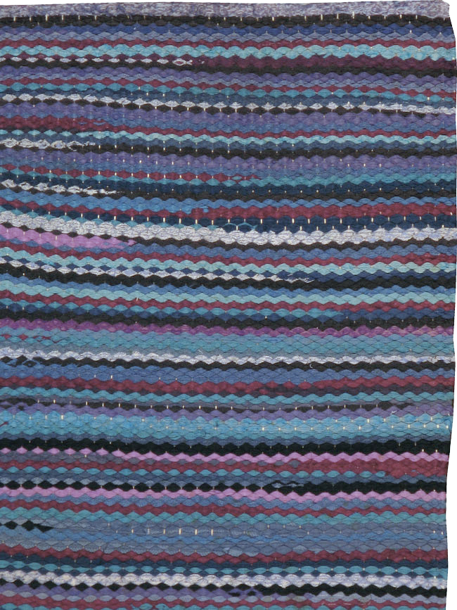 Vintage American Braid Rug, No.21717 - Gss