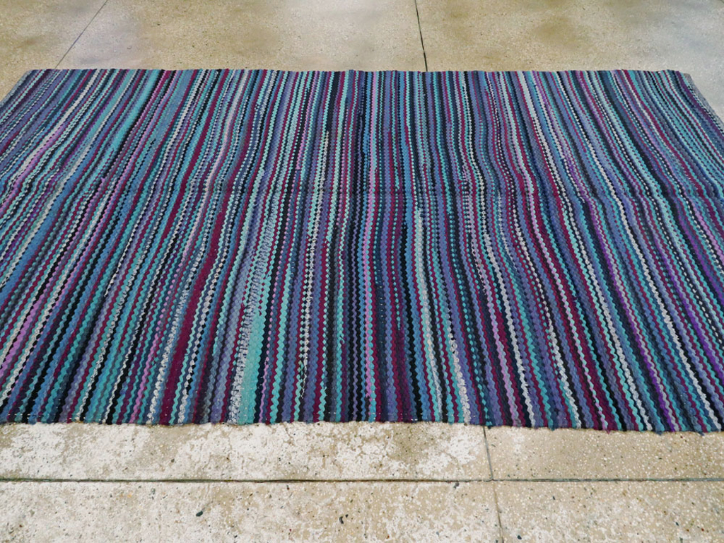 Vintage American Braid Rug, No.21717 - Gss
