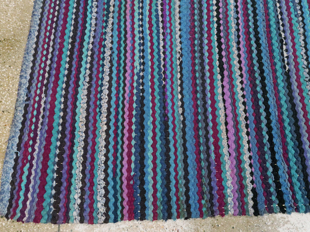 Vintage American Braid Rug, No.21717 - Gss