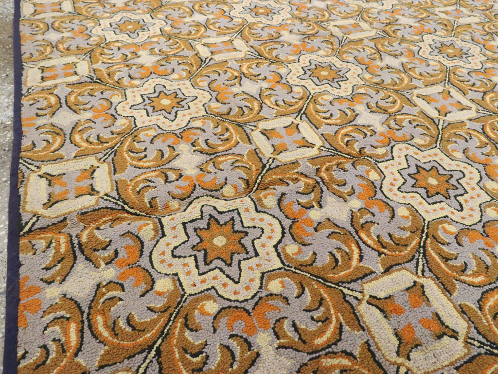 Antique American Hook Rug, No.21739 - Gss