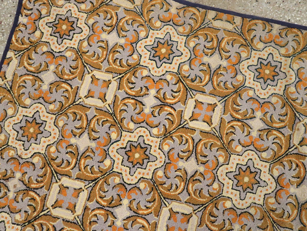 Antique American Hook Rug, No.21739 - Gss