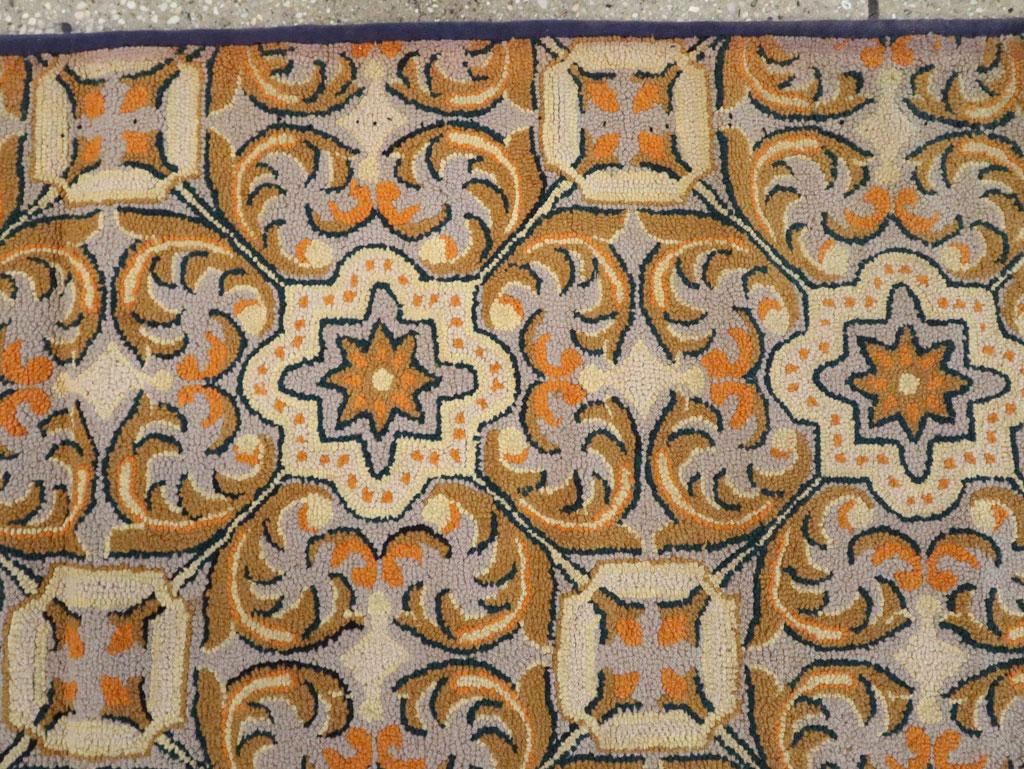 Antique American Hook Rug, No.21739 - Gss