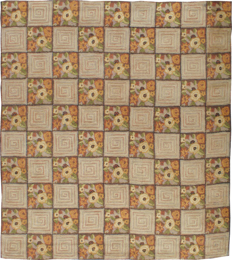 Antique American Hook Rug, No.21740 - Gss