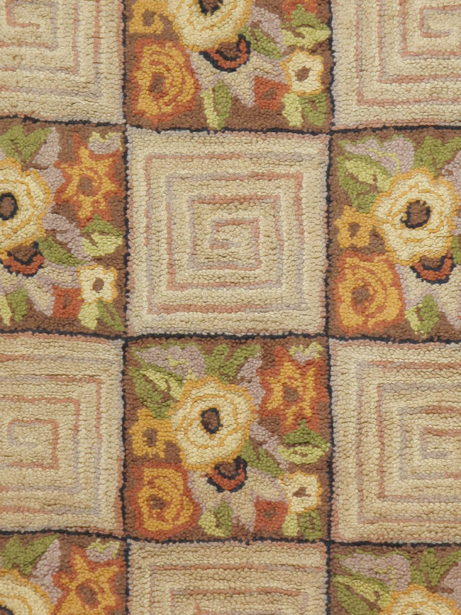 Antique American Hook Rug, No.21740 - Gss