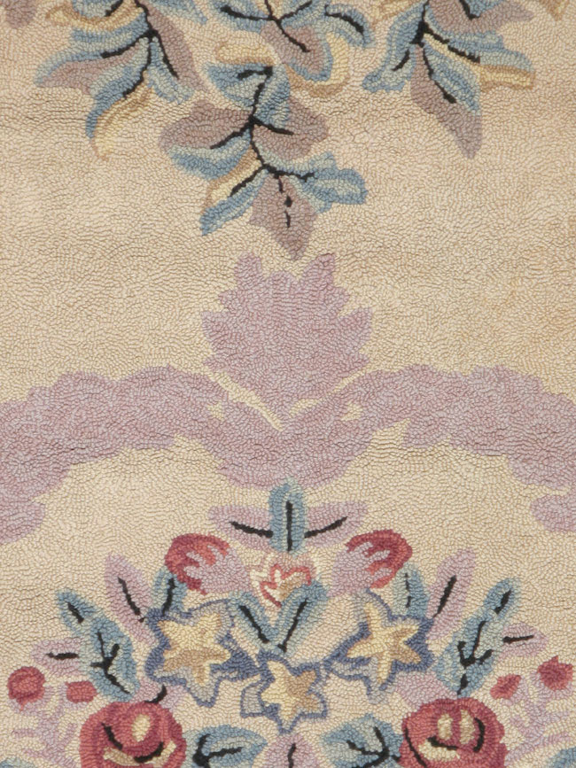 Vintage American Hooked Room Size Carpet, No.21763 - Gss