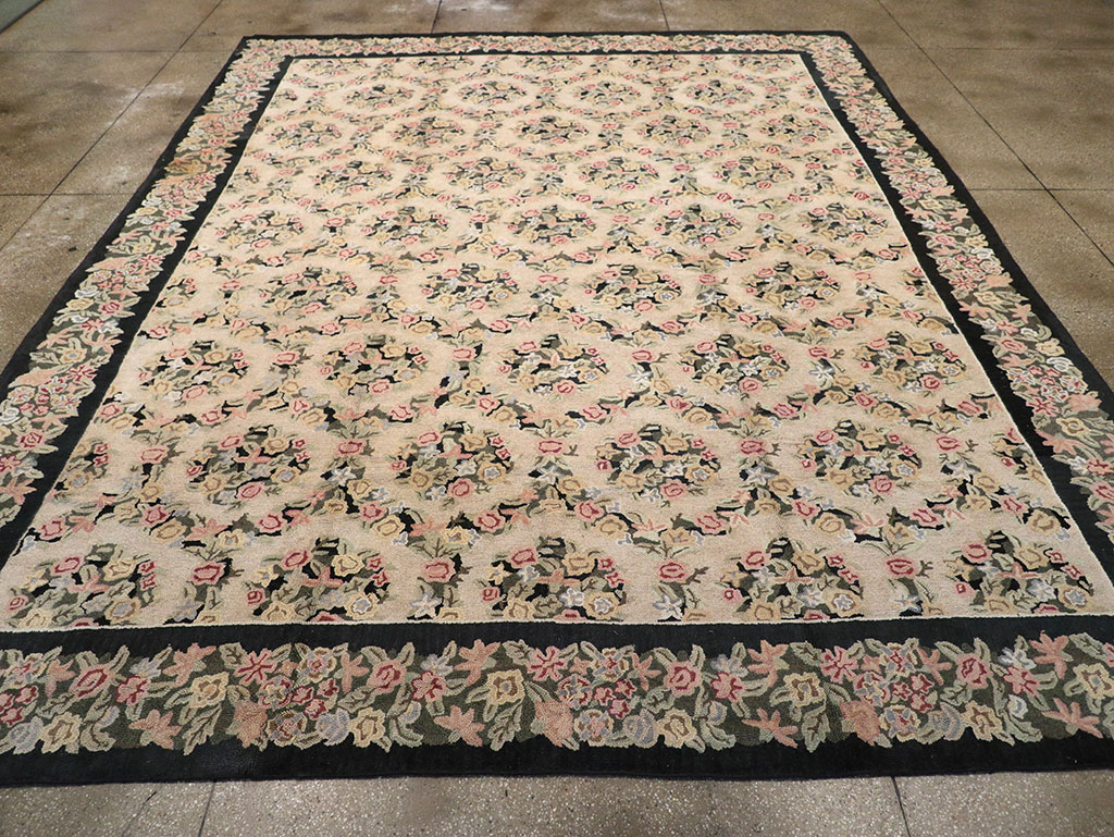 Antique American Hook Rug, No.21765 - Gss