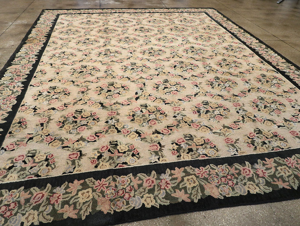 Antique American Hook Rug, No.21765 - Gss