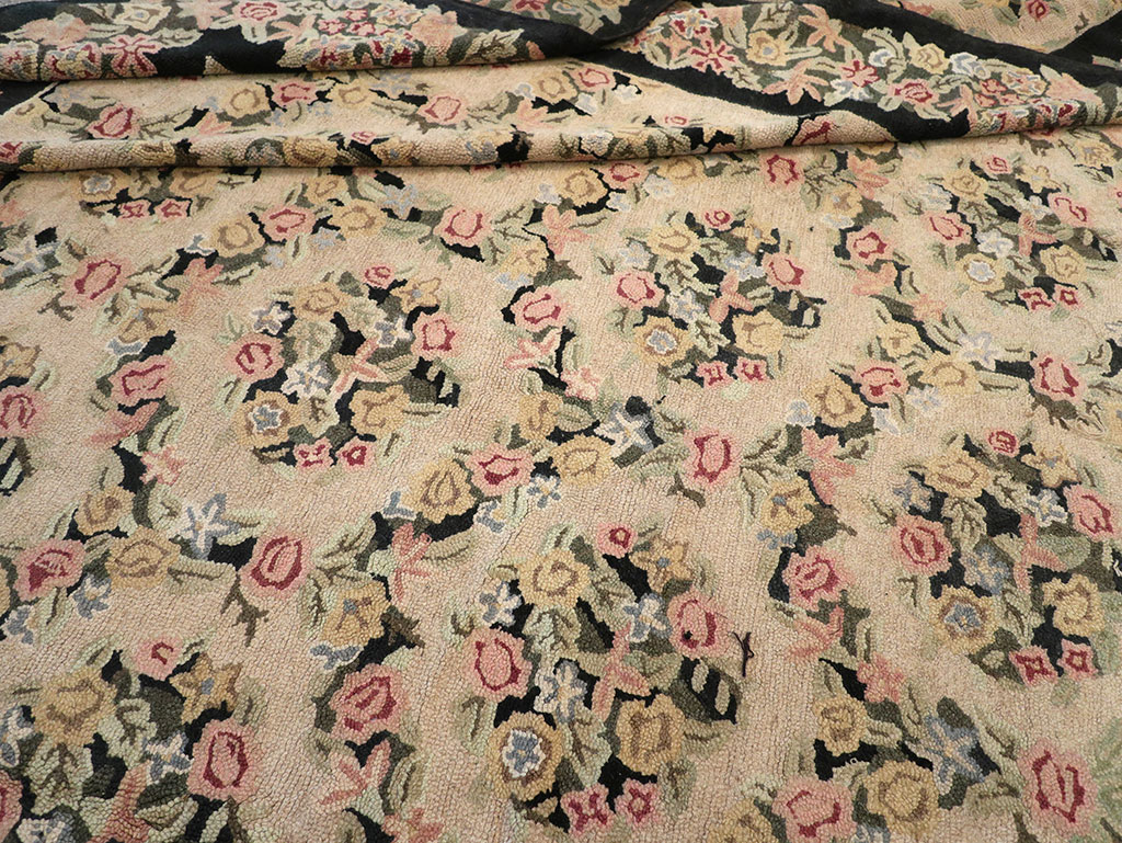 Antique American Hook Rug, No.21765 - Gss