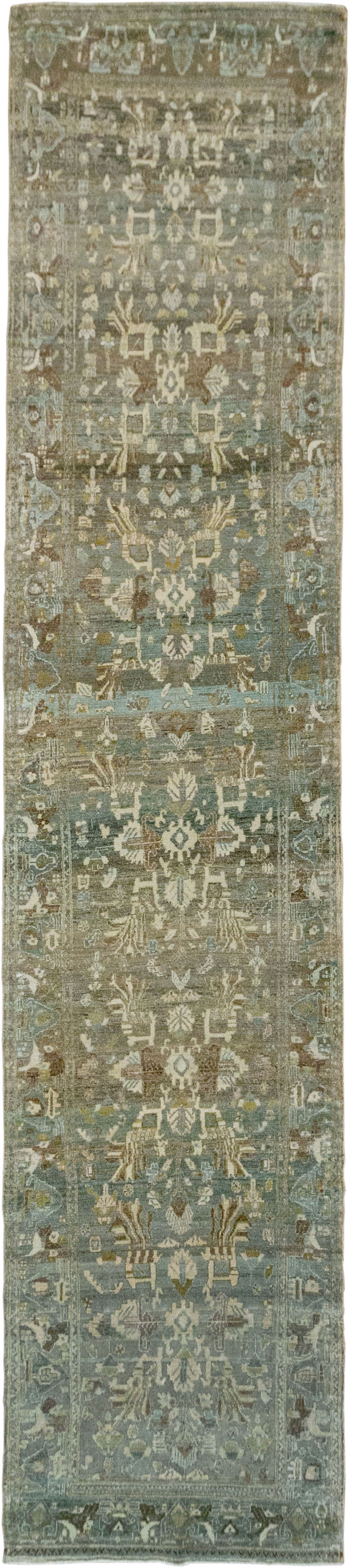 Vintage Persian Malayer Runner, No.21773 - Gss